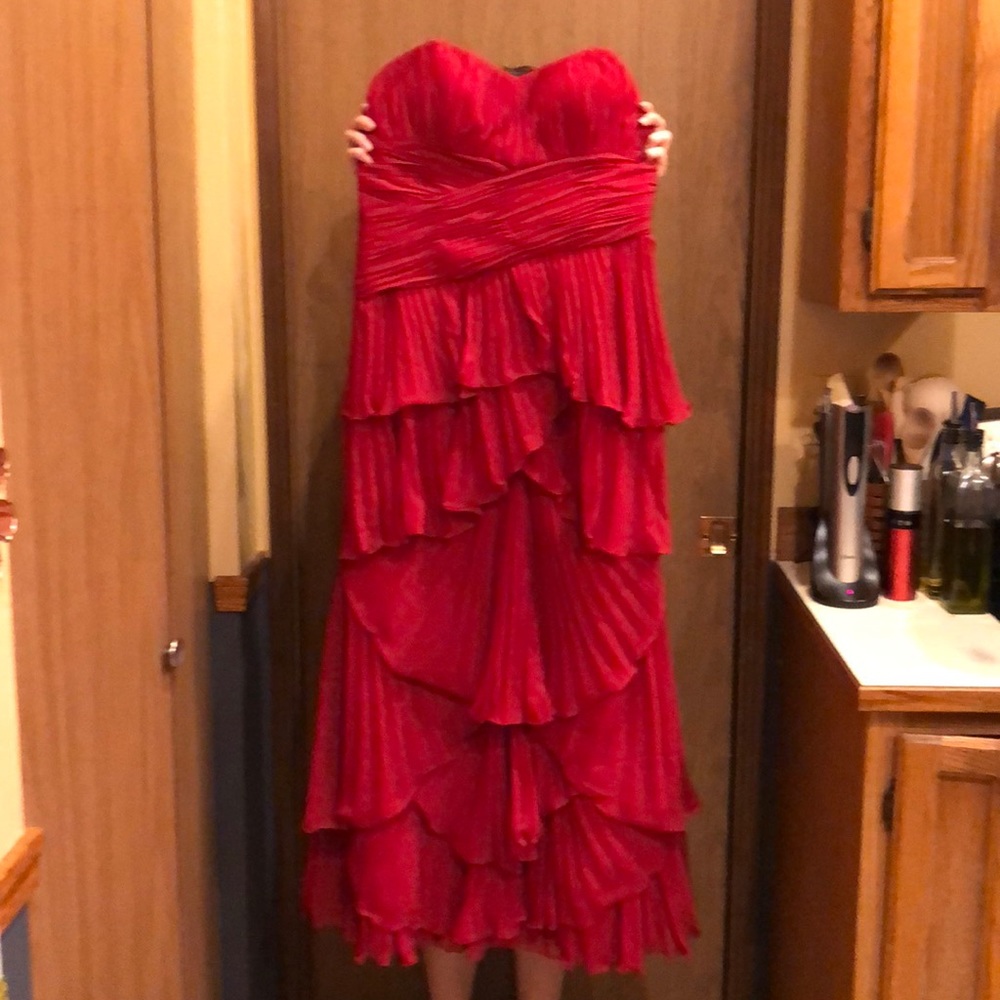 Elegant red dress